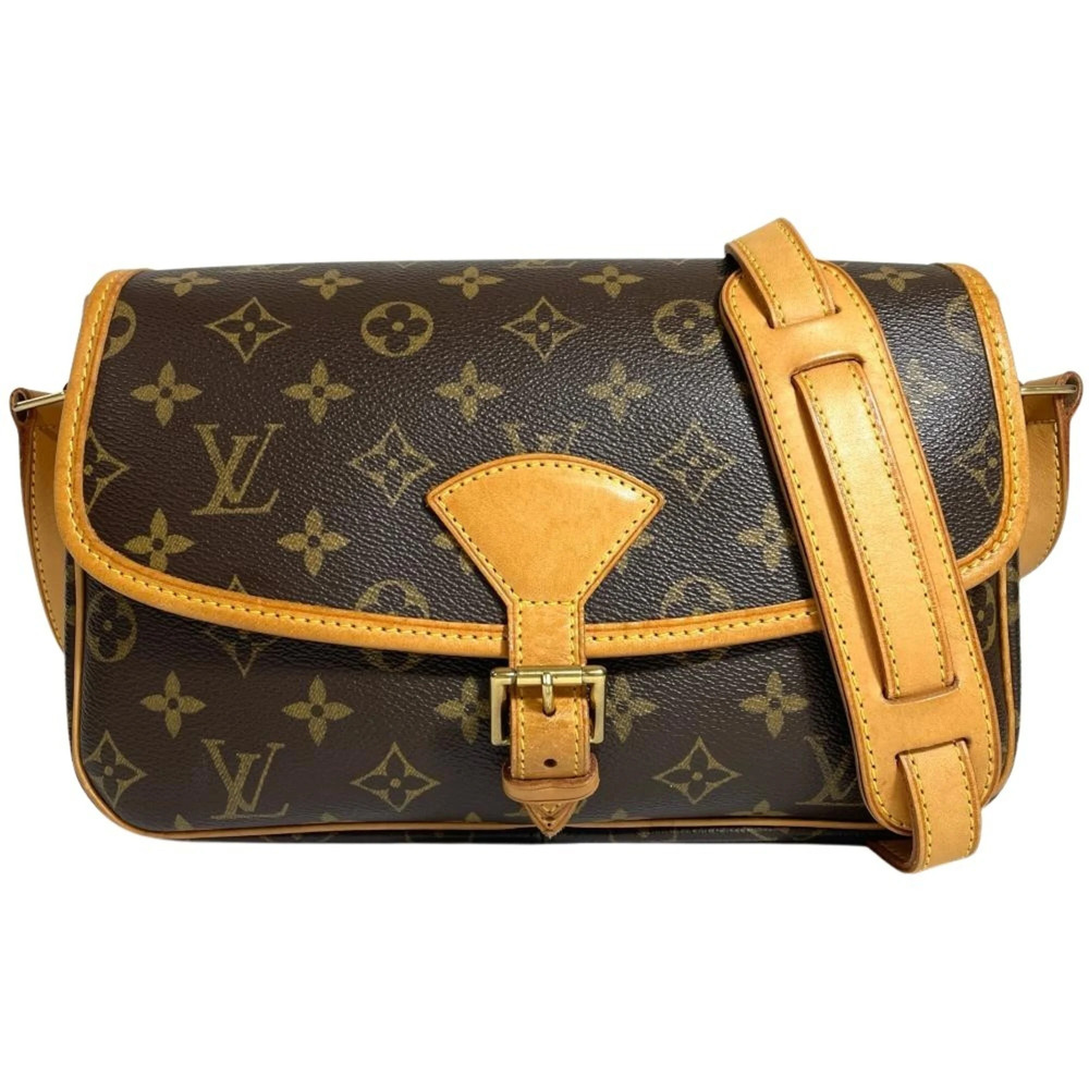 LOUIS VUITTON Authentic Brown Monogram Canvas Shoulder Bag